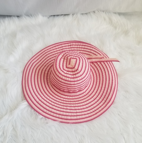 Pink Ribbon Floppy Sun Hat - Picture 5 of 7